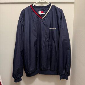 Men's Large Tommy Hilfiger Golf Jacket Windbreaker Pull Over